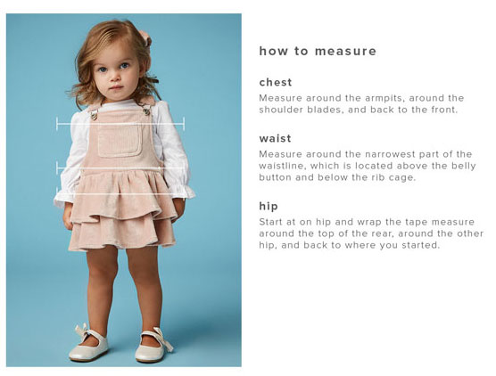 Bardot Junior Baby Apparel Size Guide